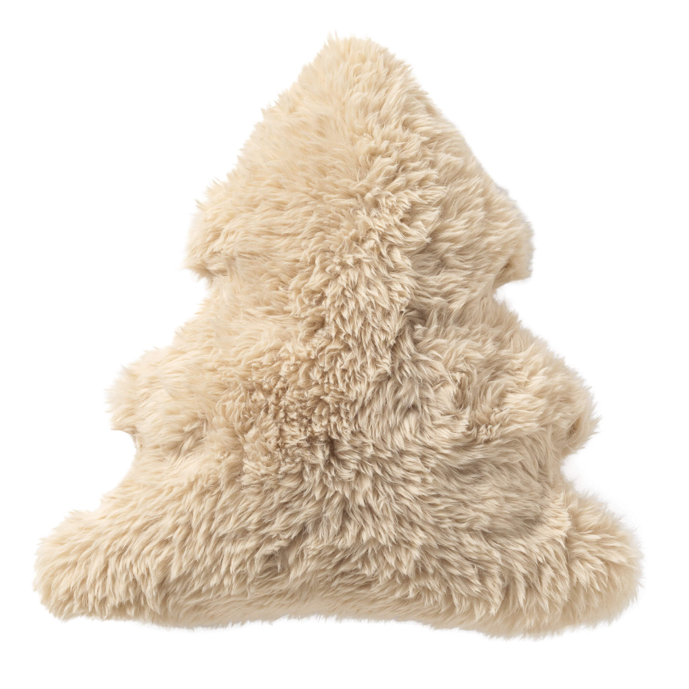 Textino Tannenbaum Kissen 'Marry' 46 x 50 cm Bleached Sand - Beige